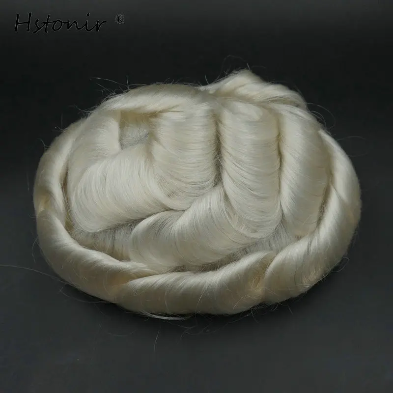 Hstonir Prosthesis Hair Silver Toupee Human Remy H Hairpieces Maquiagem Base Men Silicon Toupee H079
Hstonir Prosthesis Hair Silver Toupee Human Remy H Hairpieces Maquiagem Base Men Silicon Toupee H079