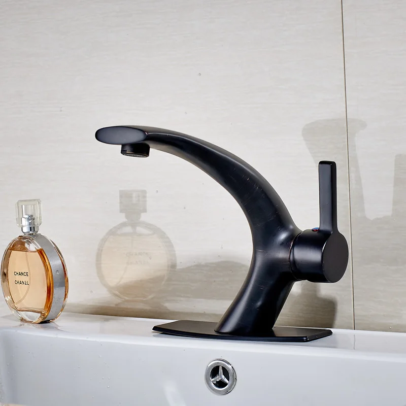 Hole Cover Plate Curve Shaped Water Faucet with One Handle for Bathroom Mixer Taps ORB
Hole Cover Plate Curve Shaped Water Faucet with One Handle for Bathroom Mixer Taps ORB