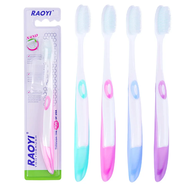 1Pc Nano Toothbrush Adult Soft-bristle Toothbrush Silicone Toothbrush Home with Sheath Oral Clean White Head 4 Colors Optional
1Pc Nano Toothbrush Adult Soft-bristle Toothbrush Silicone Toothbrush Home with Sheath Oral Clean White Head 4 Colors Optional