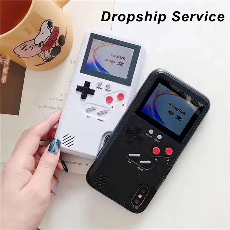 Full color display GameBoy phone case for iphone Xs Max Xr X Retro Tetris Game back cover for iphone 8 7 6 6s plus Coques
Full color display GameBoy phone case for iphone Xs Max Xr X Retro Tetris Game back cover for iphone 8 7 6 6s plus Coques