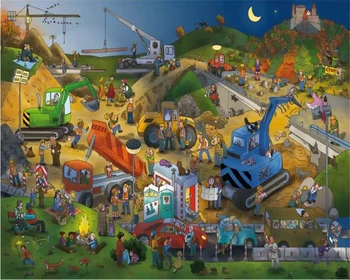 beibehang wall papers home decor Custom HD modern hand-painted cartoon construction site home indoor children's room wallpaper
beibehang wall papers home decor Custom HD modern hand-painted cartoon construction site home indoor children's room wallpaper