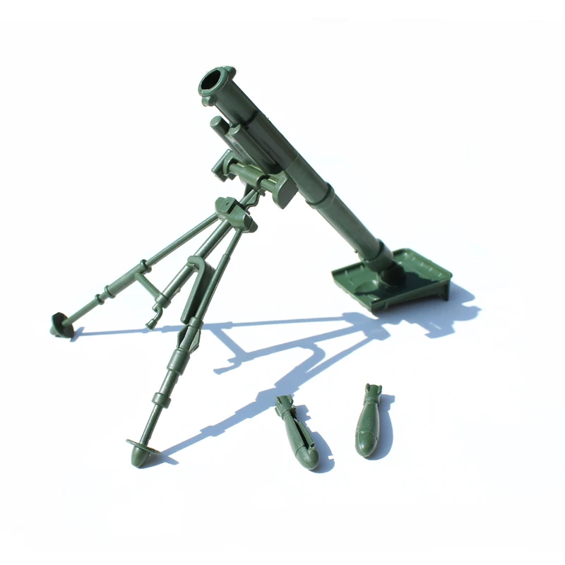 Mini Mortars Pursuit gun 15*14.5*9cm Sand table model Military Model Static Bulk Components Simulation of Plastic Toys 1pcs/set
Mini Mortars Pursuit gun 15*14.5*9cm Sand table model Military Model Static Bulk Components Simulation of Plastic Toys 1pcs/set