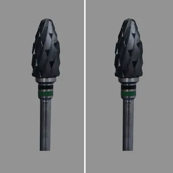 2 Pcs- Black Zirconia Ceramic Dental Lab Burs - Bullet Shape -Cross cut (1201.060)
2 Pcs- Black Zirconia Ceramic Dental Lab Burs - Bullet Shape -Cross cut (1201.060)