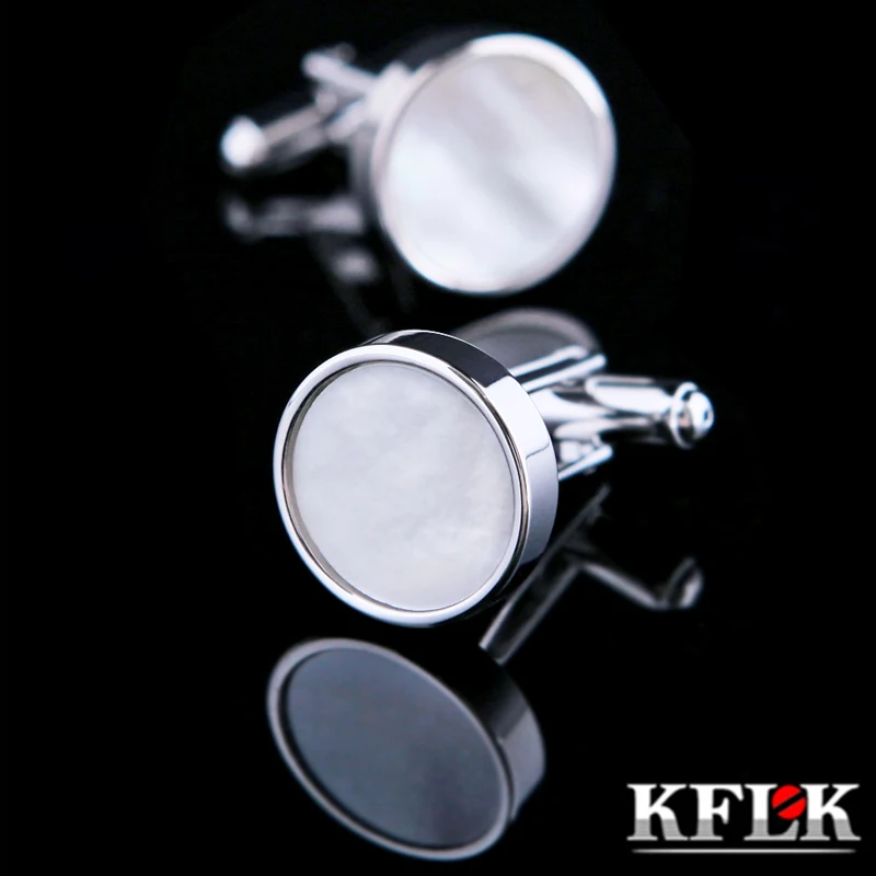 KFLK Jewelry shirt cufflink for mens Brand Shell Round Cuff link Wholesale Fashion Buttons High Quality Wedding Free Shipping
KFLK Jewelry shirt cufflink for mens Brand Shell Round Cuff link Wholesale Fashion Buttons High Quality Wedding Free Shipping