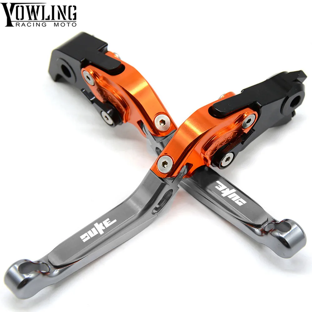 Logo(DUKE) Motorcycle CNC Aluminum Adjustable Folding Extendable Brake Clutch Levers For KTM 690 Duke R 690DUKE 2014 2015 2016
Logo(DUKE) Motorcycle CNC Aluminum Adjustable Folding Extendable Brake Clutch Levers For KTM 690 Duke R 690DUKE 2014 2015 2016