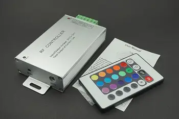 12-24V RGB LED Light String Dimmer RF 24 Key Wireless Remote Controller Aluminum
12-24V RGB LED Light String Dimmer RF 24 Key Wireless Remote Controller Aluminum