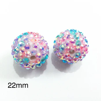 Newest 22mm 100pcs/lot Pink/Purple/Blue Mixed Resin Rhinestone Ball Beads,Chunky Beads For Kids Jewelry Making
Newest 22mm 100pcs/lot Pink/Purple/Blue Mixed Resin Rhinestone Ball Beads,Chunky Beads For Kids Jewelry Making