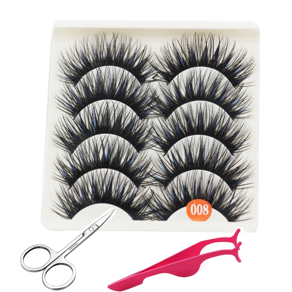 5 pairs Thick long colorful false eyelashes Extension make up set fake eyelashes with scissors and tweezers eye makeup set
5 pairs Thick long colorful false eyelashes Extension make up set fake eyelashes with scissors and tweezers eye makeup set