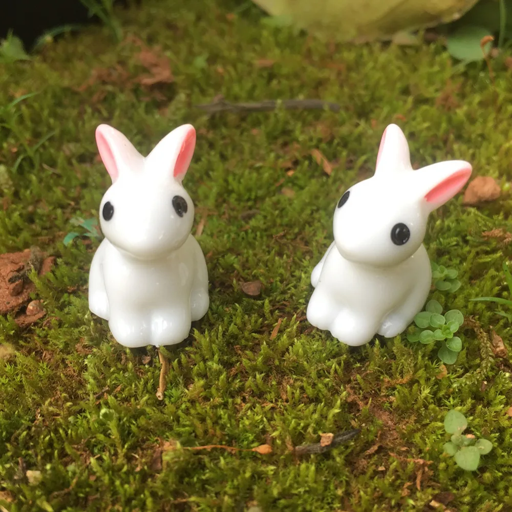 Пасхальные кролики милый орнамент полимерный кролик сказочное украшение для