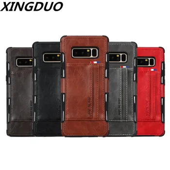 XINGDUO Luxury Leather Card Holder Case For Samsung galaxy J4 2018/A5 2017 Back Cover Slim PU Shell For S8 S9 S10 Plus Note8 9
XINGDUO Luxury Leather Card Holder Case For Samsung galaxy J4 2018/A5 2017 Back Cover Slim PU Shell For S8 S9 S10 Plus Note8 9