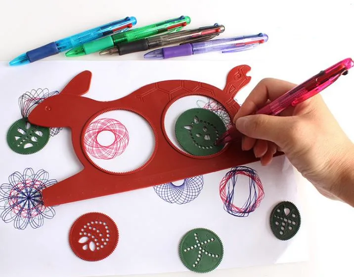 Spirograph Magic turtle rabbit sketchpad Kids gift drawing board educational toys Mat Magic Pen Educational Toy
Spirograph Magic turtle rabbit sketchpad Kids gift drawing board educational toys Mat Magic Pen Educational Toy
