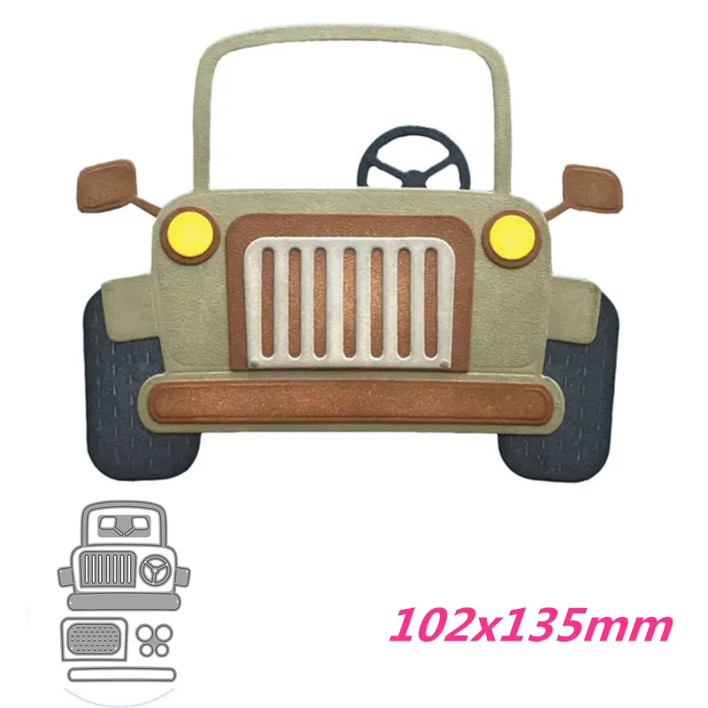 102x135mm Jeep Photo Frame Metal Cutting Dies Stencils for DIY Scrapbooking / Photo Album Decorative Embossing DIY Paper Card
102x135mm Jeep Photo Frame Metal Cutting Dies Stencils for DIY Scrapbooking / Photo Album Decorative Embossing DIY Paper Card