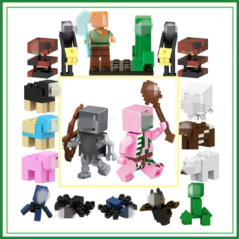 Legoing Minecraft Steve Zombie Stray Action Figures Buiding Block Toy For Children Legoing Toy Minecraft My World Block Kids
Legoing Minecraft Steve Zombie Stray Action Figures Buiding Block Toy For Children Legoing Toy Minecraft My World Block Kids