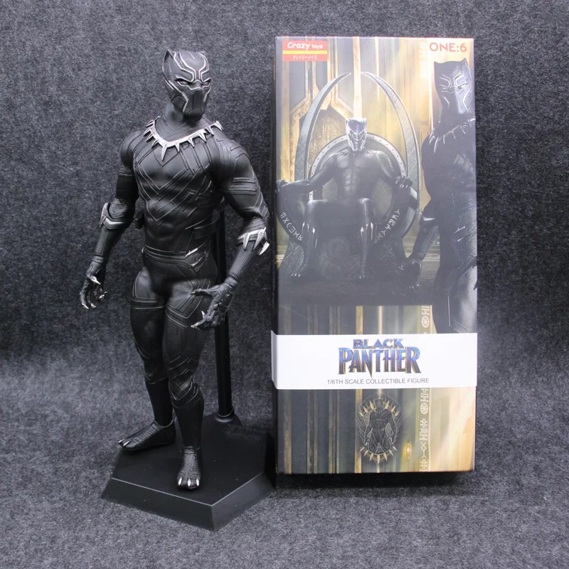 Crazy Toys 1:6 Avengers Infinity War Super Hero Black Panther Action Figure PVC Toy Brinquedos 28cm
Crazy Toys 1:6 Avengers Infinity War Super Hero Black Panther Action Figure PVC Toy Brinquedos 28cm