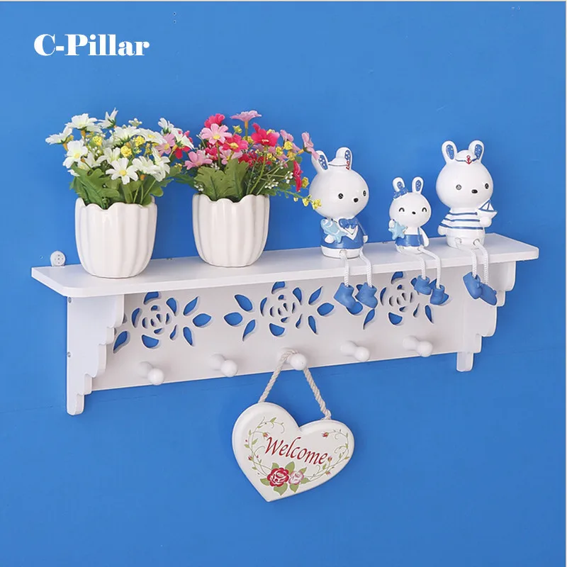2Types Decorative Wood Wall Shelf with Hooks Rural Coat & Clothes Hanging Storage Rack Shelves Holders for Bedroom Living Room
2Types Decorative Wood Wall Shelf with Hooks Rural Coat & Clothes Hanging Storage Rack Shelves Holders for Bedroom Living Room