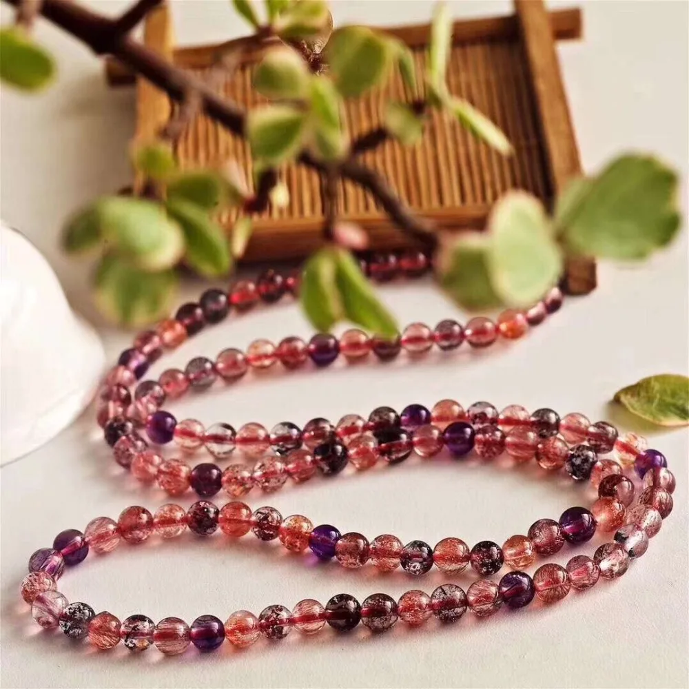 5.3mm Round Beads Genuine Natural Colorful Super 7 Melody Stone Crystal Bracelet For Women Lady Gift Stretch Necklace AAAAA
5.3mm Round Beads Genuine Natural Colorful Super 7 Melody Stone Crystal Bracelet For Women Lady Gift Stretch Necklace AAAAA