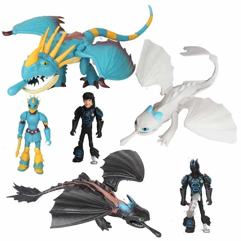 6pcs/set Dragon Toy Figure Light Fury Toothless Action figure Toy Dragon Doll Toys Children Gifts
6pcs/set Dragon Toy Figure Light Fury Toothless Action figure Toy Dragon Doll Toys Children Gifts
