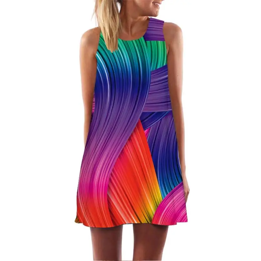 KANCOOLD dress Vintage Boho Women Loose Summer Sleeveless 3D Floral Print Bohe Dress Tank Mini dress women 2018jul20
KANCOOLD dress Vintage Boho Women Loose Summer Sleeveless 3D Floral Print Bohe Dress Tank Mini dress women 2018jul20