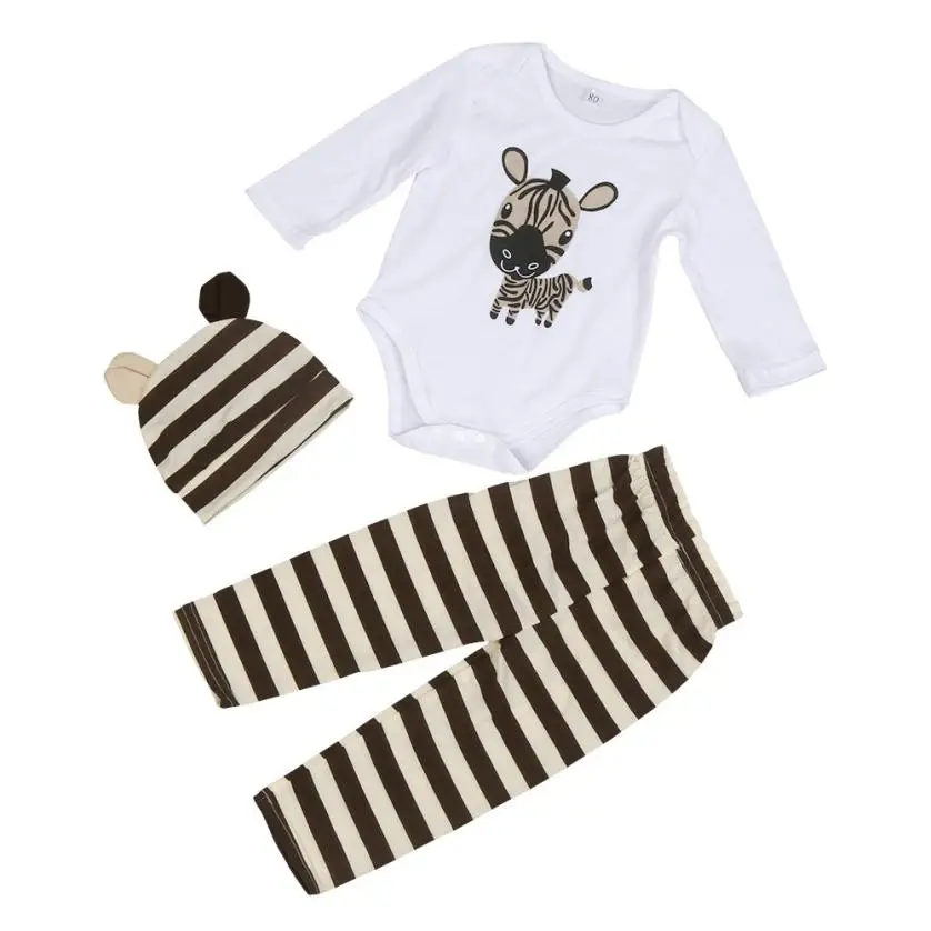 Infant Baby Boys Bodysuit Short-Sleeve Onesie Panda Print Outfit