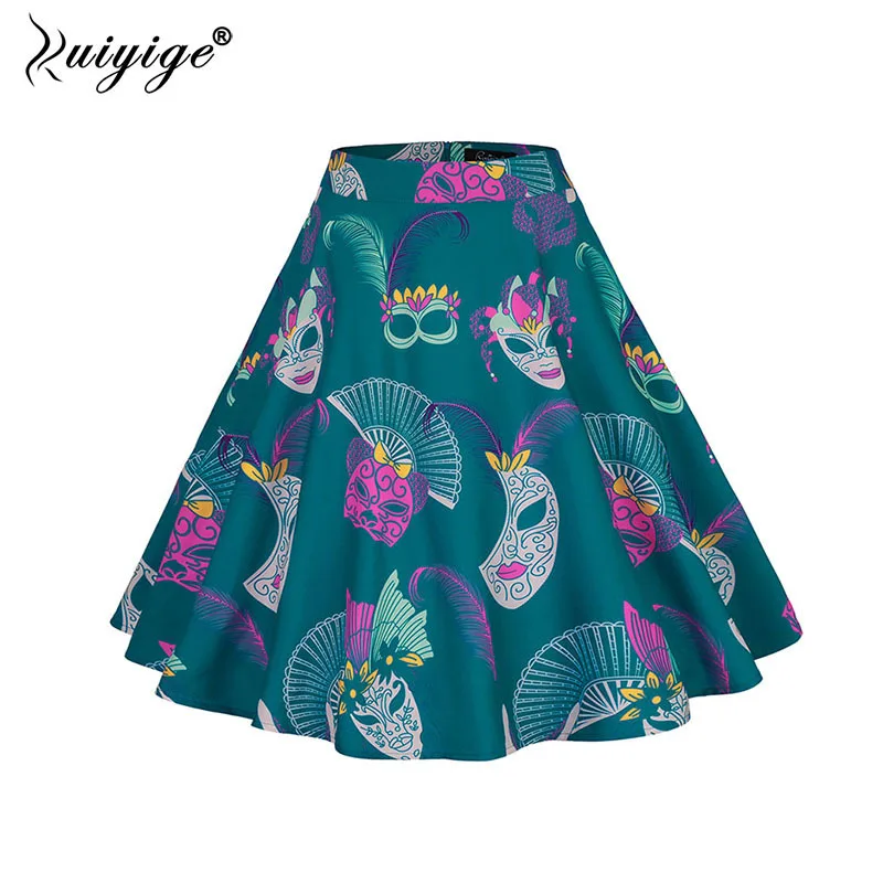 Ruiyige 2018 Summer Floral Print Skirts Women Sexy Vintage Midi Skirt High Waist Ball Gown Women Elegant Tutu Faldas Saia
Ruiyige 2018 Summer Floral Print Skirts Women Sexy Vintage Midi Skirt High Waist Ball Gown Women Elegant Tutu Faldas Saia