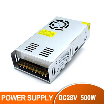 Power Supply Switch DC 28V 17.9A 500W Driver Transformer AC110V 220V to DC28V Power Supplies for Led strip lamp CNC CCTV Stepper
Power Supply Switch DC 28V 17.9A 500W Driver Transformer AC110V 220V to DC28V Power Supplies for Led strip lamp CNC CCTV Stepper