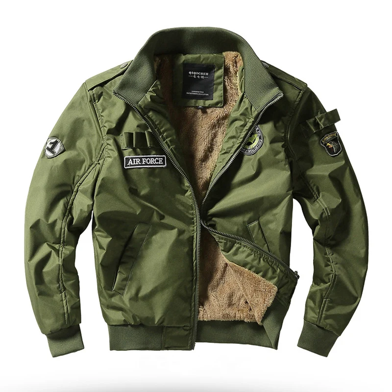 2019 Military Tactical Jacket Men Air Force Cotton Bomber Warm Male Jackets Hiking Hunting Jacket Warm Low Neck Outwear Coat
2019 Military Tactical Jacket Men Air Force Cotton Bomber Warm Male Jackets Hiking Hunting Jacket Warm Low Neck Outwear Coat
