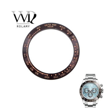Rolamy Replacement High Quality Pure Ceramic Brown With Rose Gold Writings 38.6mm Watch Bezel for DAYTONA 116500 - 116520
Rolamy Replacement High Quality Pure Ceramic Brown With Rose Gold Writings 38.6mm Watch Bezel for DAYTONA 116500 - 116520