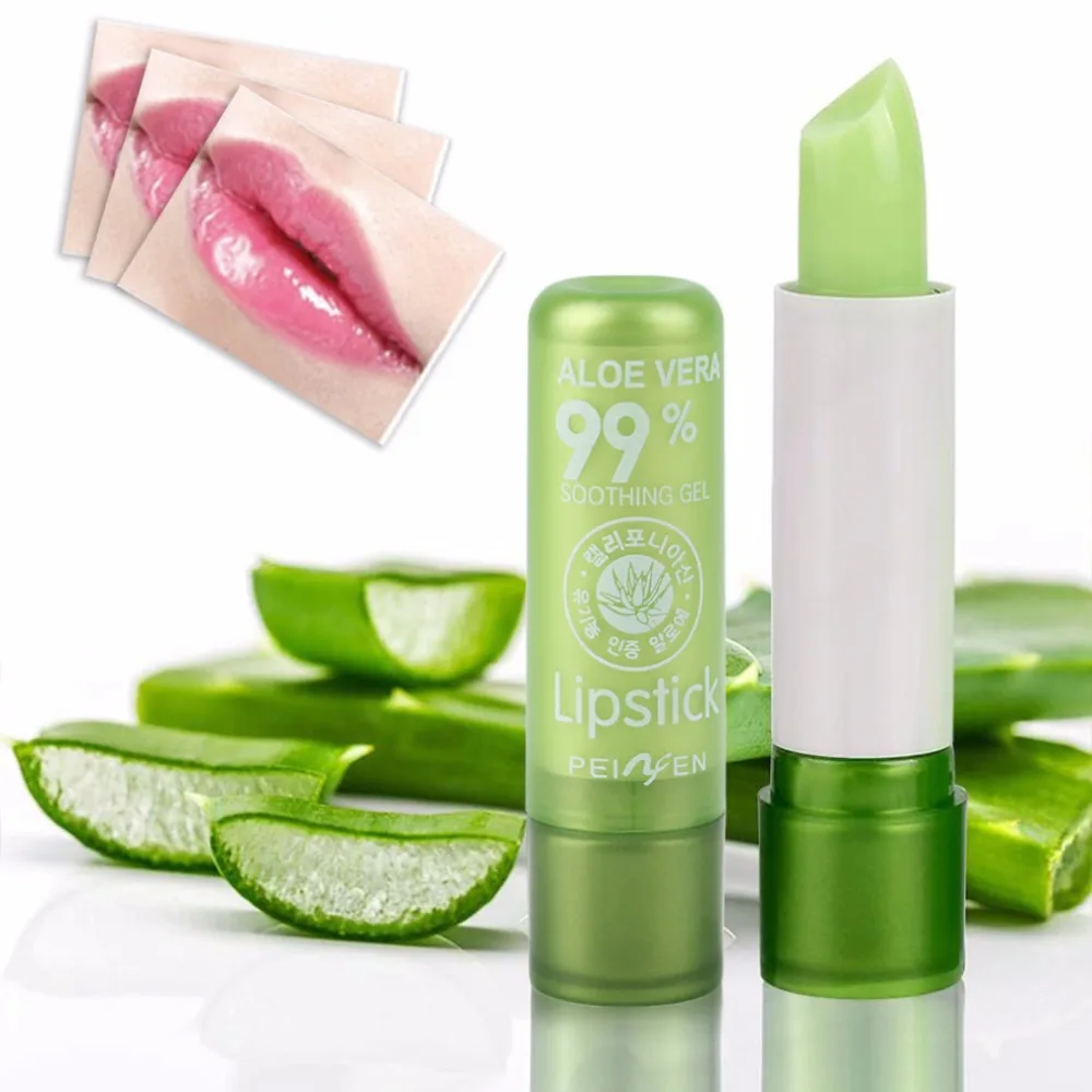 Portable Size Natural Plant Aloe Gel Color Changing Lipstick Lip Balm Moisturizing Long-lasting Women Lip Care Lip Stick
Portable Size Natural Plant Aloe Gel Color Changing Lipstick Lip Balm Moisturizing Long-lasting Women Lip Care Lip Stick