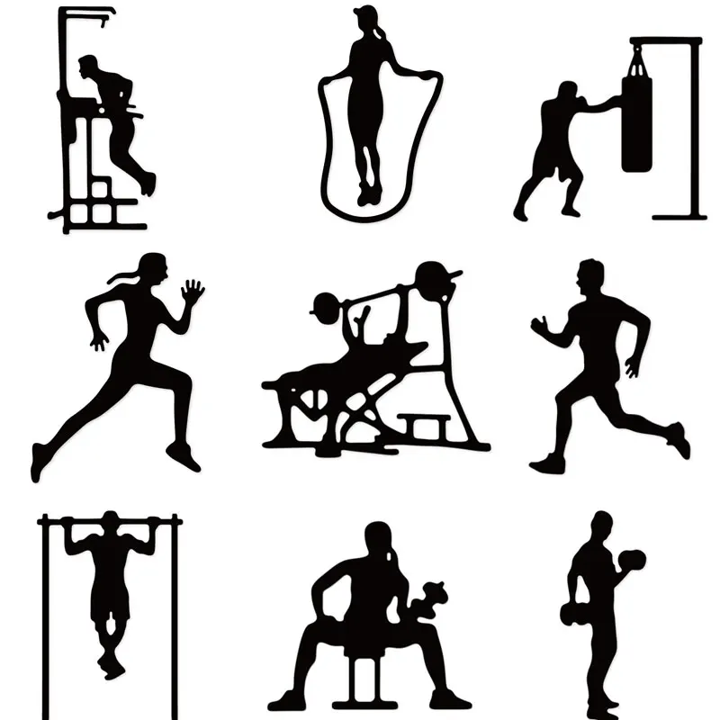 Gym fitness exercise metal Cutting Dies Scrapbooking craft Dies cuts thin paper emboss card make stencil
Gym fitness exercise metal Cutting Dies Scrapbooking craft Dies cuts thin paper emboss card make stencil