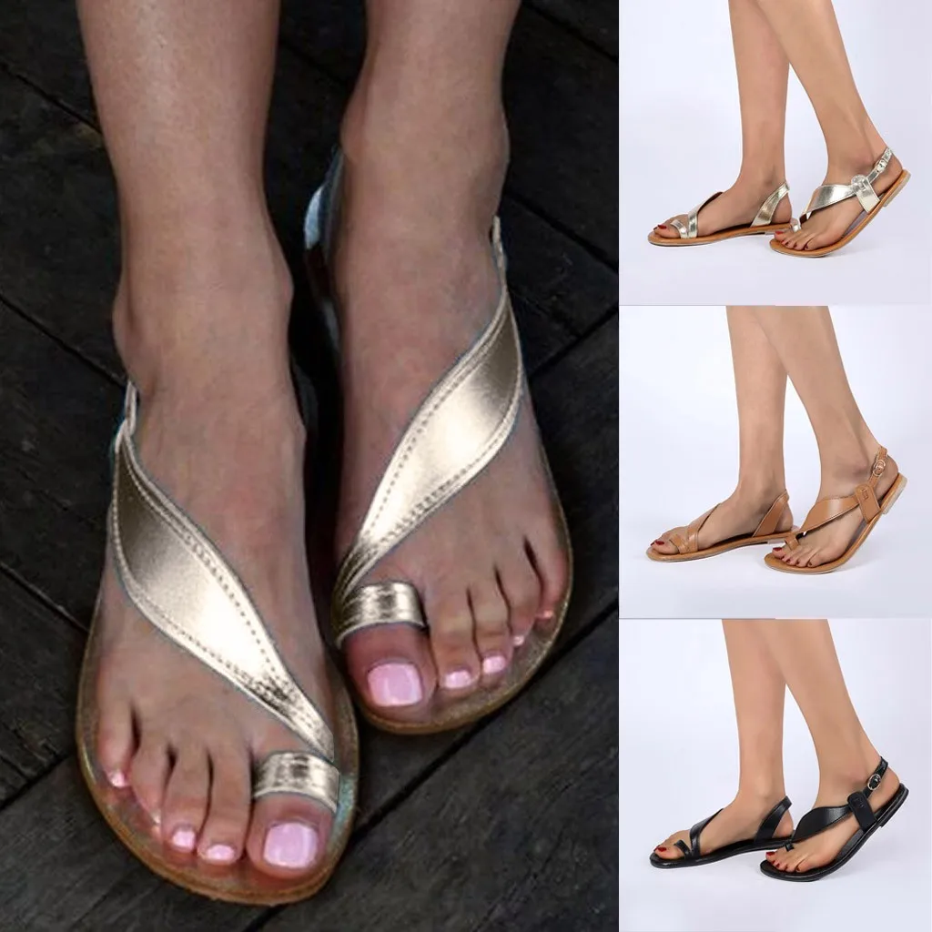 2019 Women's Leather Sandals Spring Summer Ladies Beach Shoes Soft Gladiator Sandals Casual Shoes Flat Sandals Fashion Loafers
2019 Women's Leather Sandals Spring Summer Ladies Beach Shoes Soft Gladiator Sandals Casual Shoes Flat Sandals Fashion Loafers
