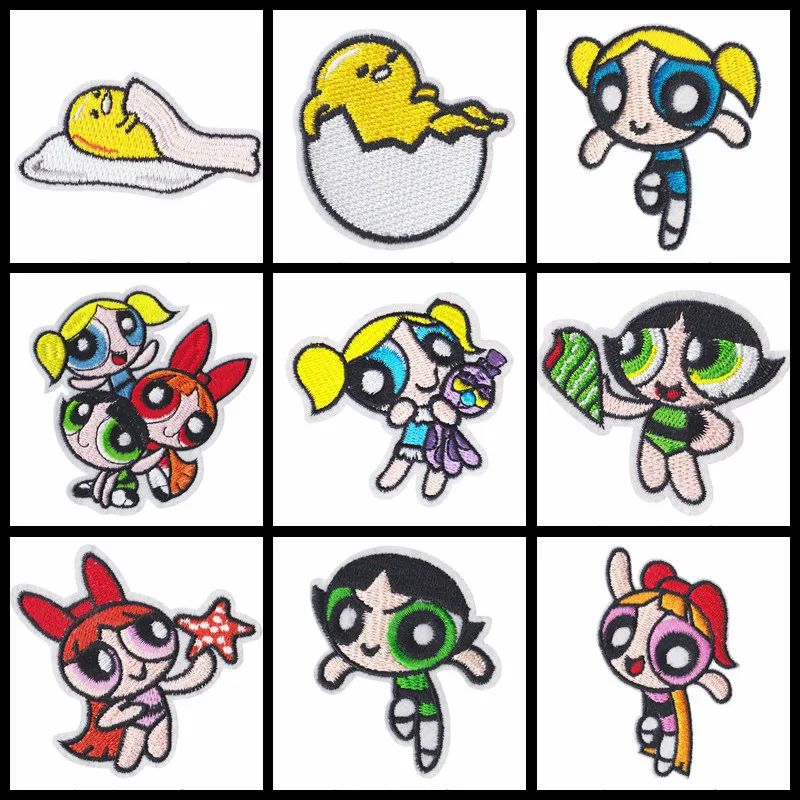 Exquisite From the cartoon The Powerpuff Girls Iron On Embroidery Clothes Patches for Clothing Labels for Stripped Clothes
Exquisite From the cartoon The Powerpuff Girls Iron On Embroidery Clothes Patches for Clothing Labels for Stripped Clothes