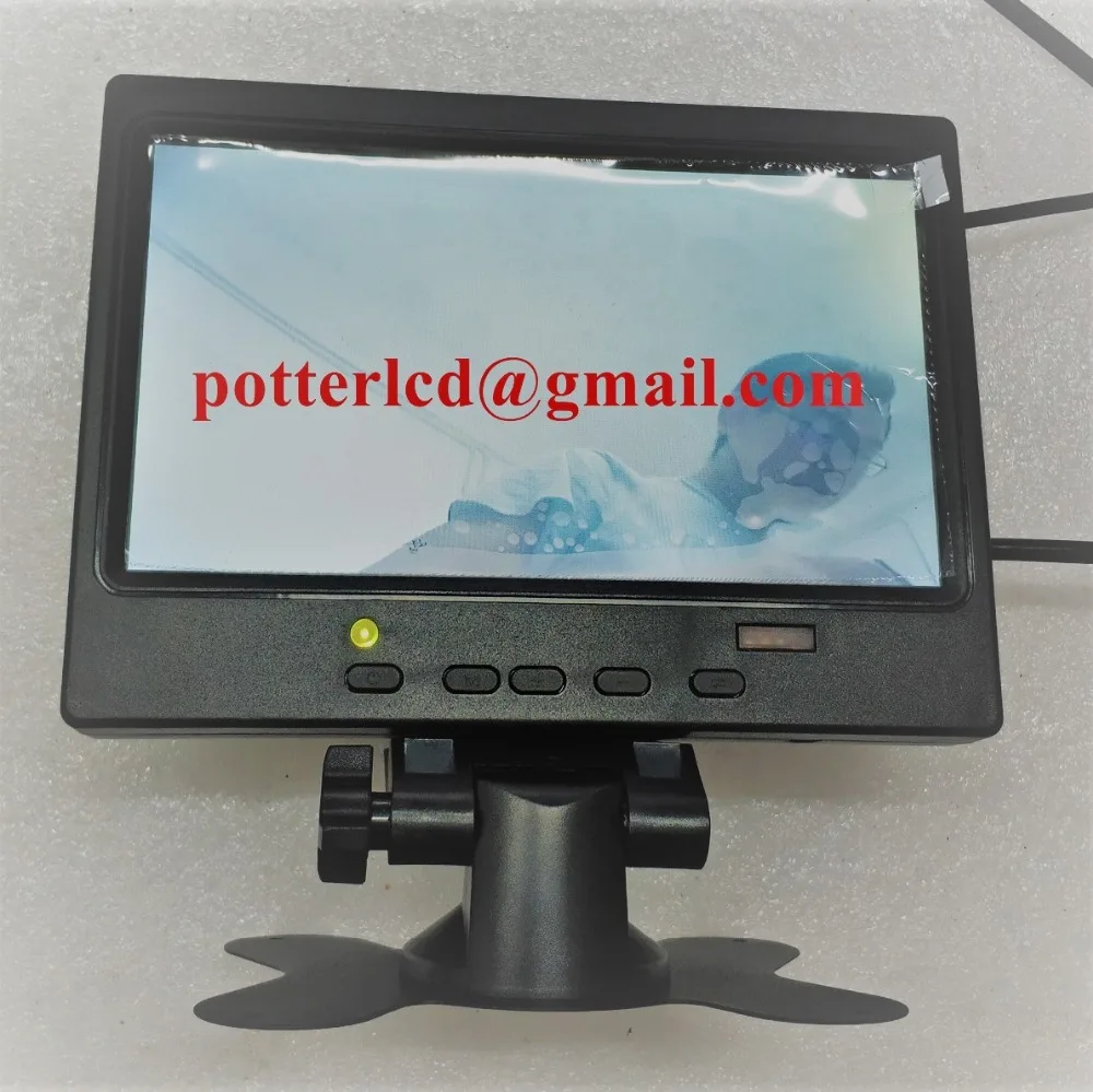 Free Shipping 7 inch 16x9 Widescreen LCD Monitor HD 1024x600 HDMI LCD Monitor CCTV BNC LCD Monitor with Dekstop
Free Shipping 7 inch 16x9 Widescreen LCD Monitor HD 1024x600 HDMI LCD Monitor CCTV BNC LCD Monitor with Dekstop