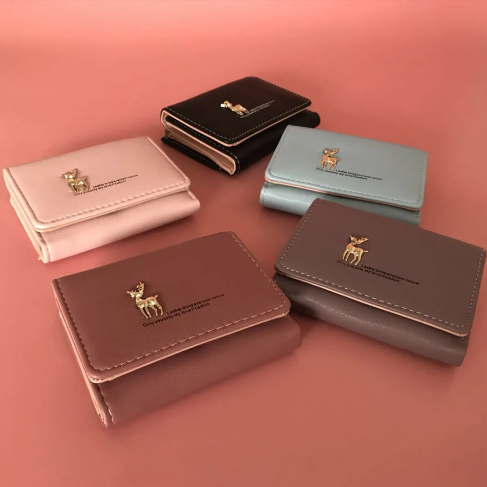 1Pc Ladies Wallet Card Holder Fashion Women Girl PU Leather Short Wallet Purse Deer Design Purse High Quality Clutch Money Bag
1Pc Ladies Wallet Card Holder Fashion Women Girl PU Leather Short Wallet Purse Deer Design Purse High Quality Clutch Money Bag