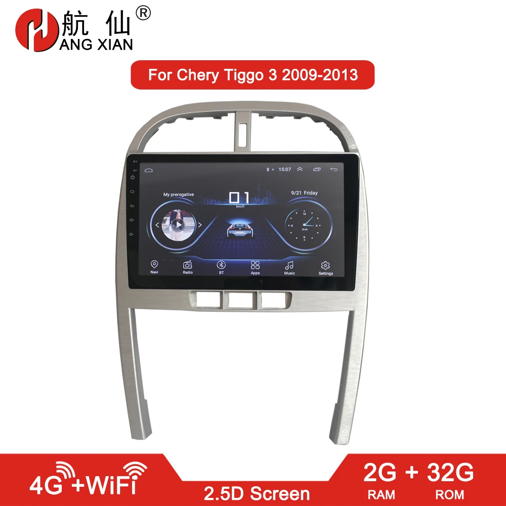 HANG XIAN 2 din Car radio for Chery Tiggo 3 2009-2013 car dvd player GPS navigation car accessories of autoradio 4G internet
HANG XIAN 2 din Car radio for Chery Tiggo 3 2009-2013 car dvd player GPS navigation car accessories of autoradio 4G internet