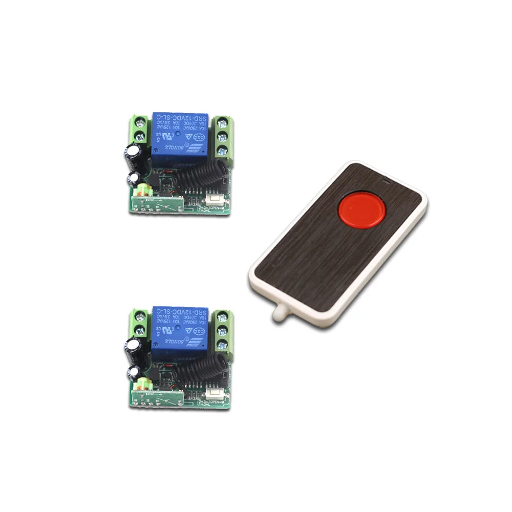 

DC 12V 1CH 1 CH Wireless Remote Control Switch Mini 10A Relay Receiver RF Remote Controller Switch 315Mhz 433MHZ Transmitter