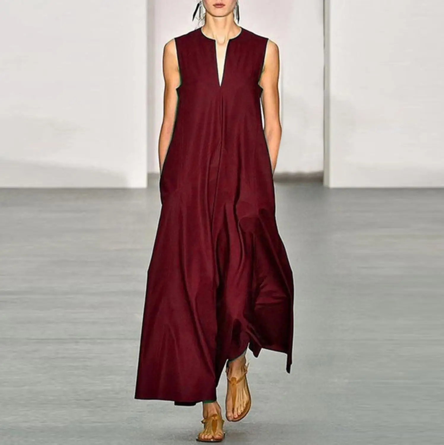 Plus Size 5XL Summer Maxi Dress Women Sexy Sleeveless Casual Long Dress 2019 Pocket Elegant Black Beach Dresses Vestidos Robe
Plus Size 5XL Summer Maxi Dress Women Sexy Sleeveless Casual Long Dress 2019 Pocket Elegant Black Beach Dresses Vestidos Robe