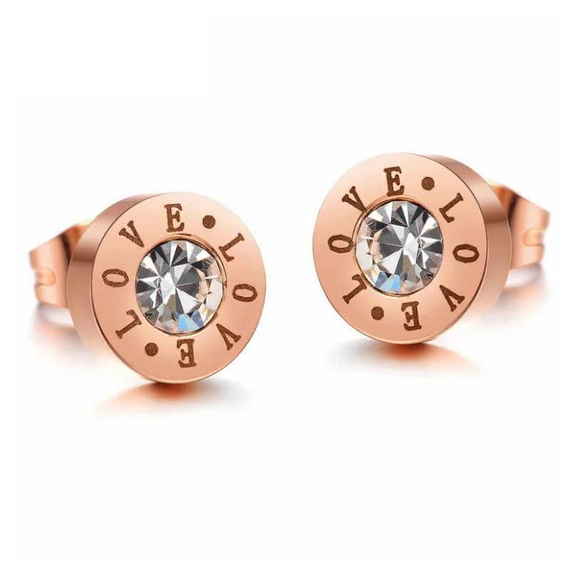 Fashion Titanium Steel Letter love Earring Hypoallergenic Rose Gold Earrings For Woman
Fashion Titanium Steel Letter love Earring Hypoallergenic Rose Gold Earrings For Woman