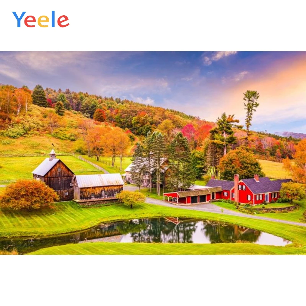 Yeele Countryside Rural Green House River Mountain Tree Blue Sky Scene Photo Background Photography Backdrops For Photo Studio
Yeele Countryside Rural Green House River Mountain Tree Blue Sky Scene Photo Background Photography Backdrops For Photo Studio