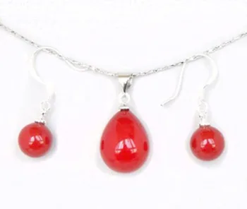 zxia Wholesale price 16new +natural red shell pearl pendnat earring set
zxia Wholesale price 16new +natural red shell pearl pendnat earring set
