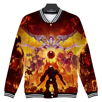 Doom Eternal Game 3D Print Baseball Jacket Men/Women Autumn Winter Fashion Comfortable Casual Jacket Hot Sale
Doom Eternal Game 3D Print Baseball Jacket Men/Women Autumn Winter Fashion Comfortable Casual Jacket Hot Sale