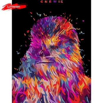 DIY Oil Digital Painting By Numbers On Canvas Movie Poster Wall Art Pictures Living Room Home Decor Star Wars Chewie Chewbacca
DIY Oil Digital Painting By Numbers On Canvas Movie Poster Wall Art Pictures Living Room Home Decor Star Wars Chewie Chewbacca