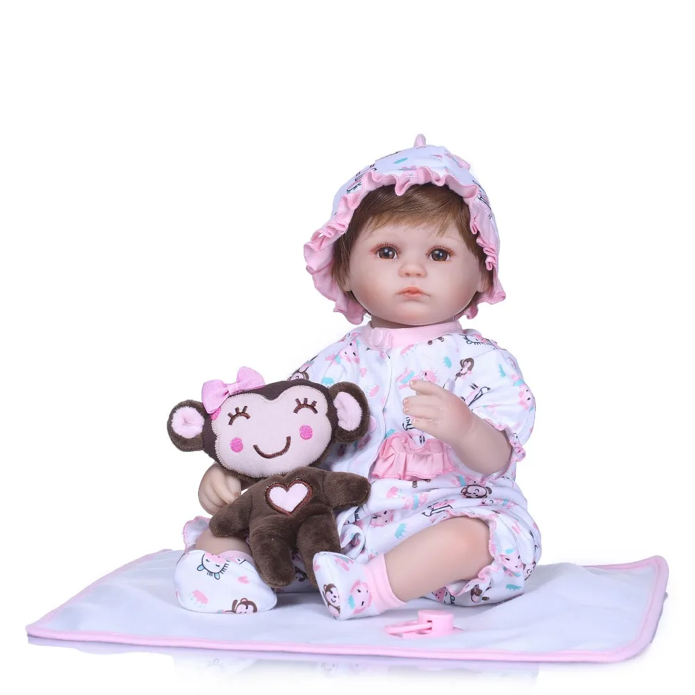 NPKCOLLECTION 40CM Reborn Baby Doll Realistic Soft Silicone Reborn Babies Girl Adorable Bebe Kids Brinquedos boneca Toy Gifts
NPKCOLLECTION 40CM Reborn Baby Doll Realistic Soft Silicone Reborn Babies Girl Adorable Bebe Kids Brinquedos boneca Toy Gifts