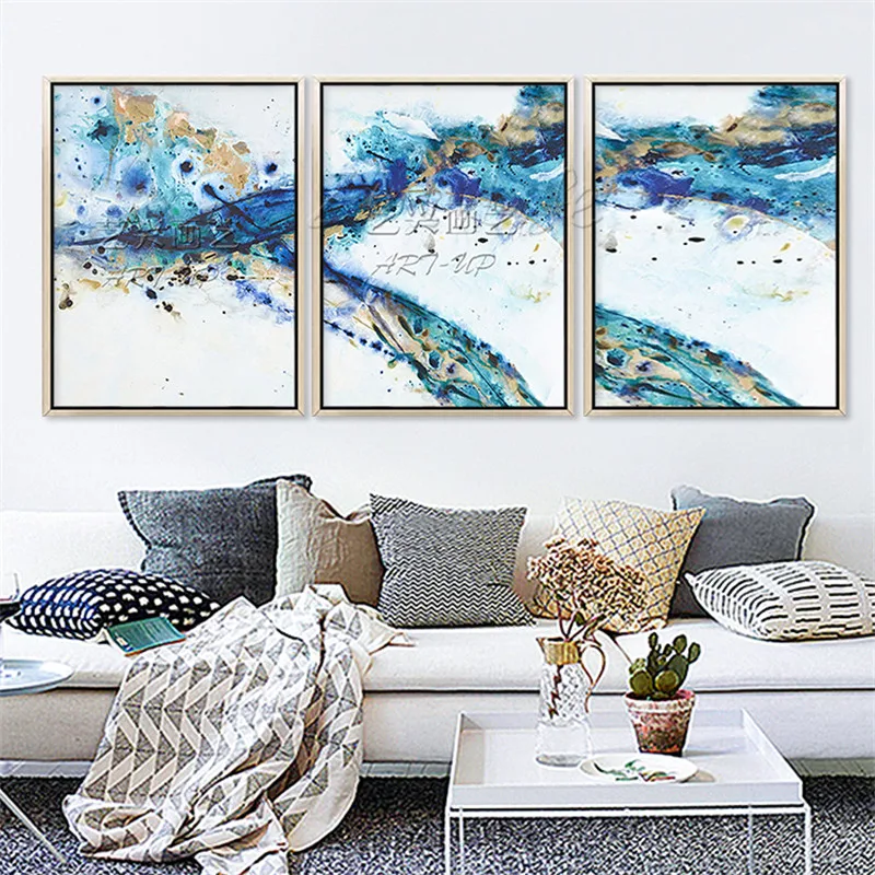 Hand painted modern abstract canvas oil painting wall decor Art pictures for living room cuadro home decoracion 1
Hand painted modern abstract canvas oil painting wall decor Art pictures for living room cuadro home decoracion 1