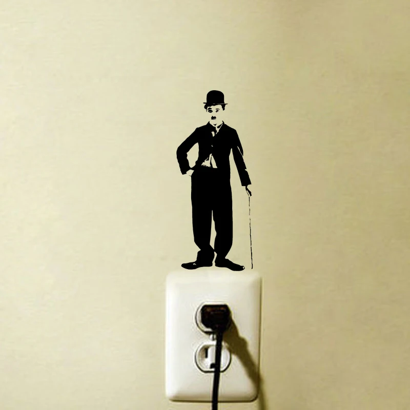 Charlie Chaplin Fashion Home Room Wall Decals Vinyl Light Switch Stickers 5WS1427
Charlie Chaplin Fashion Home Room Wall Decals Vinyl Light Switch Stickers 5WS1427