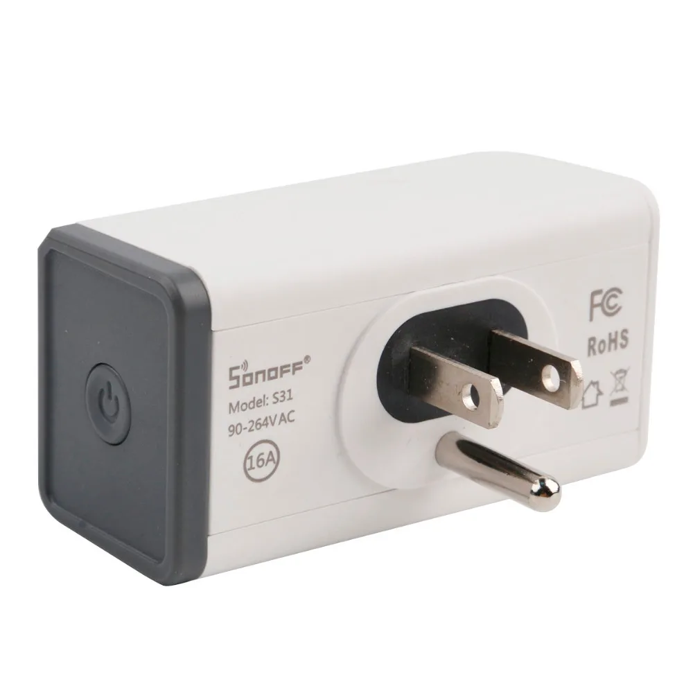 Sonoff S31 US 16A Mini Wifi Smart Socket Home Power Consumption Measure Monitor Energy Usage App Remote IFTTT Control with Alexa
Sonoff S31 US 16A Mini Wifi Smart Socket Home Power Consumption Measure Monitor Energy Usage App Remote IFTTT Control with Alexa