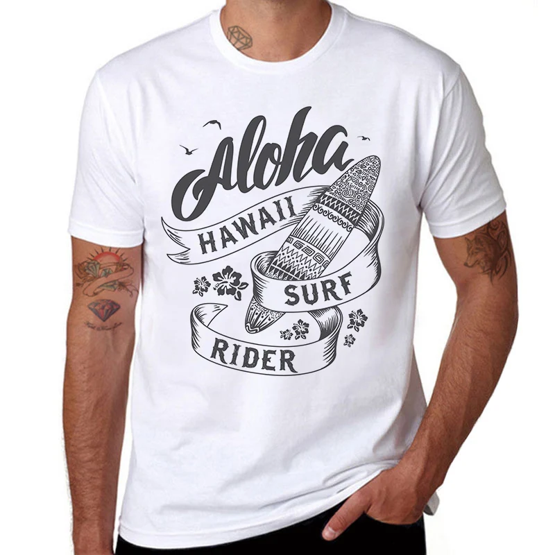 Surfer Brand Top Men TShirts Men Cotton Tees Shirt Fashion Cotton Tops