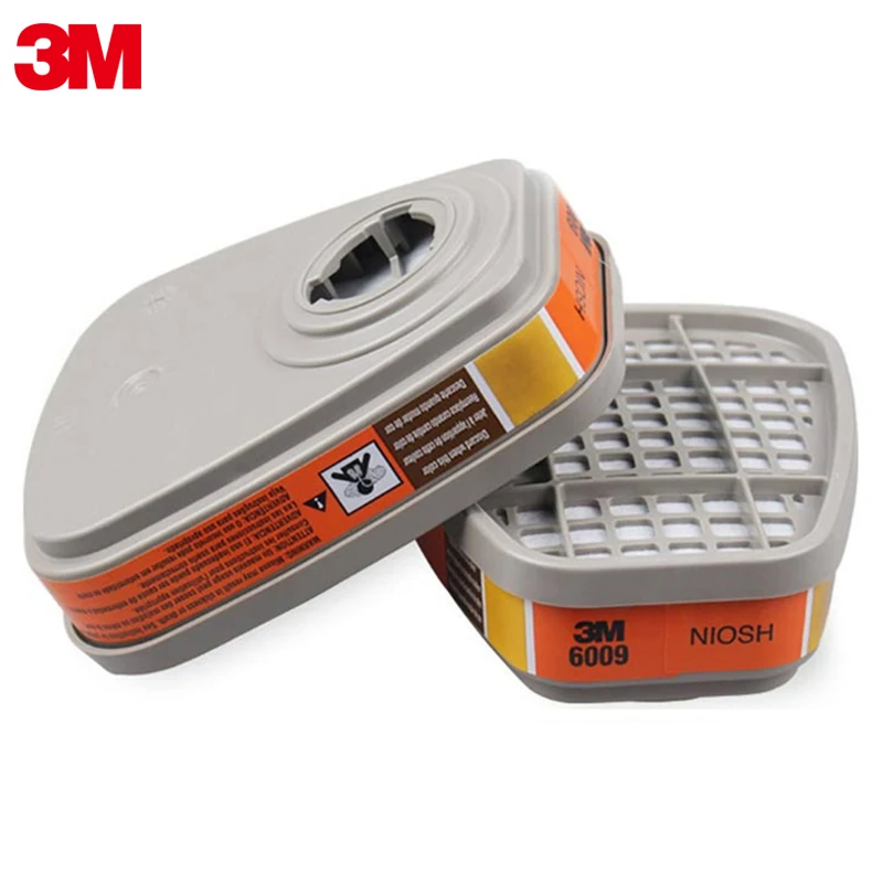 3M 6009 Chemical Cartridges Anti-Mercury Organic Vapor&Chlorine&Acid Gas Respiratory Protection NIOSH&LA Approved R82419
3M 6009 Chemical Cartridges Anti-Mercury Organic Vapor&Chlorine&Acid Gas Respiratory Protection NIOSH&LA Approved R82419