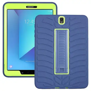 Silicon Shockproof Kids Safe Back Case for Samsung Galaxy Tab S3 9.7 Kickstand Protective Shell Back Cover for Samsung T820 T825
Silicon Shockproof Kids Safe Back Case for Samsung Galaxy Tab S3 9.7 Kickstand Protective Shell Back Cover for Samsung T820 T825