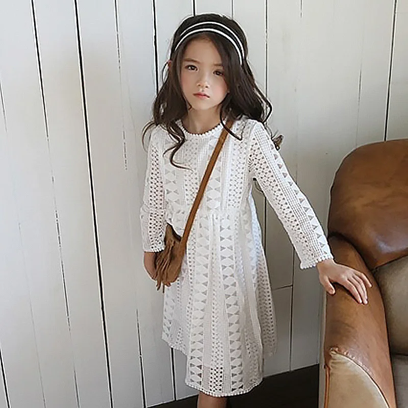 2019 Spring Summer Teenager Girls Dress Long Sleeve Crew Neck Hollow Lace Long Dress Kids Girls Princess Party Dress
2019 Spring Summer Teenager Girls Dress Long Sleeve Crew Neck Hollow Lace Long Dress Kids Girls Princess Party Dress