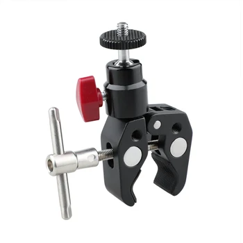 Crab Pliers Clip Super Clamp For DSLR Rig DJI Ronin-M LCD Monitor Studio Light Magic Arm Camera+360 Swivel 1/4 Ball Head C1414
Crab Pliers Clip Super Clamp For DSLR Rig DJI Ronin-M LCD Monitor Studio Light Magic Arm Camera+360 Swivel 1/4 Ball Head C1414